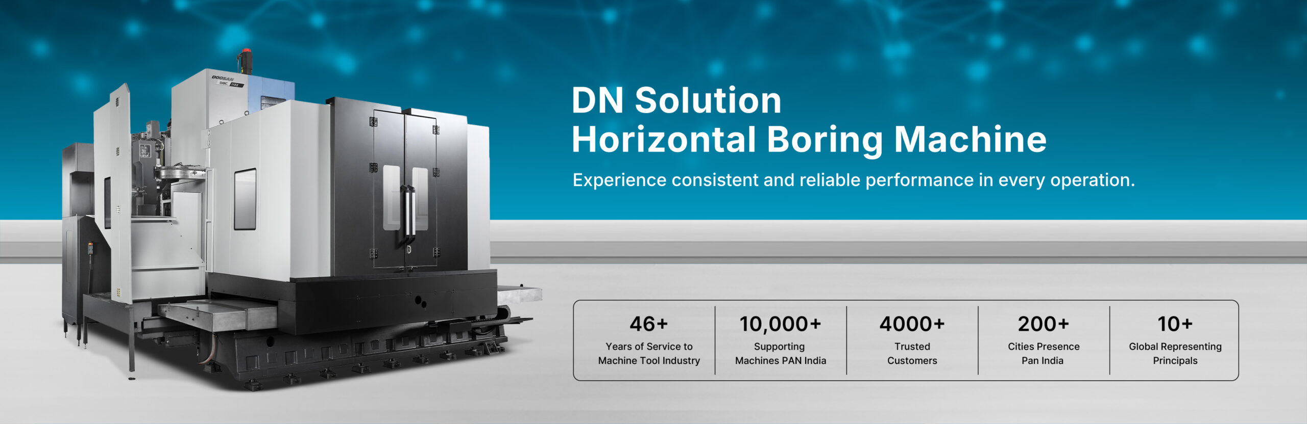 DN Solution- Horizontal Boring machine- Reliable Performance