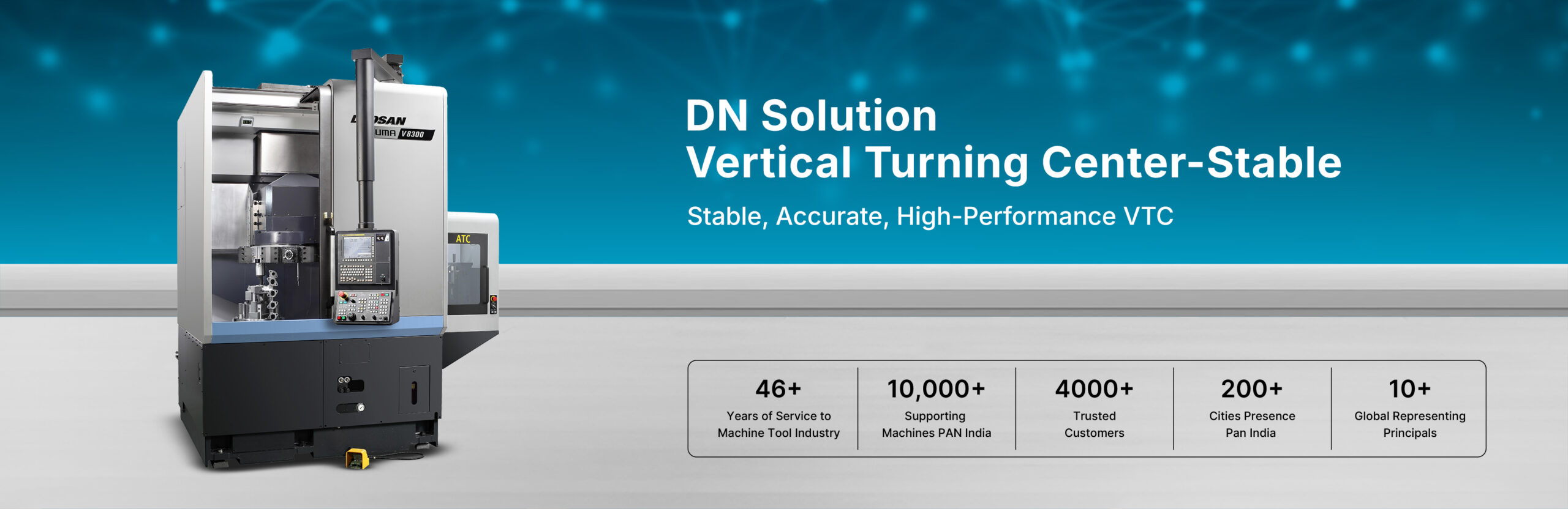 DN Solution- Vertical Turning Center-Stable. Accurate
